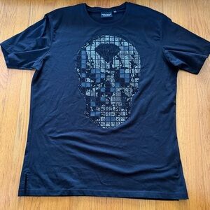Crystal appliqué Skull Shirt from Maceoo